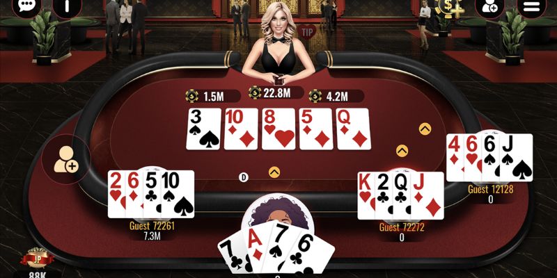 Các hành động chơi Poker 188Bet cần biết